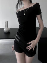 eyelet le mans short sleeves