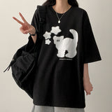 TUMI STAR キャットオーバーフィットショートスリーブTシャツ