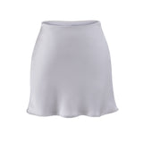 Kira Satin Mini Skirt
