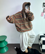 ソフティ💍💎スエードバルーンロングパンツ🩶🤎🖤3カラー