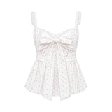 Summer Lace Ribbon Blouse - FLORAL