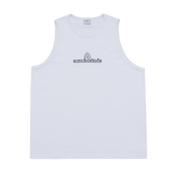 25SS ROUNDING SYMBOL LOGO SLEEVELESS WHITE