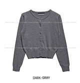 [U-BASIC] Plain Round Cardigan