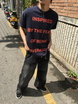 ザフィアー レタリングショートスリーブTシャツ 4C