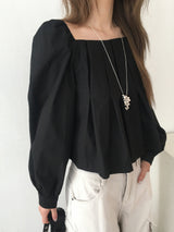 Piano puff blouse