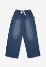 NR Side Snap Corduroy Denim Pants