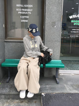I Love Stripe ツーウェイフード付きジップアップ（1c）