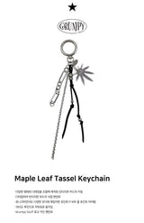 Maple Leaf Tassel Keychain