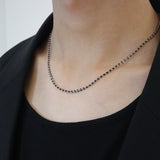 men's necklace beaded chain_CLEF FINGERBOARD NEC