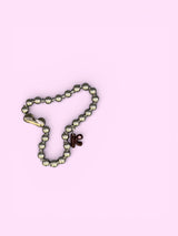 "K"DARK PEACH CRUSH(custom necklace)カスタムネックレス*金属アレルギー対応