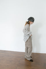 autumn button pocket bootcut pants(2colors)