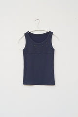 (W) Moto Stud Sleeveless