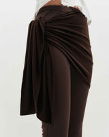 Layered Wrap Tie _ IVORY
