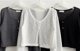 Lottie span two-button cardigan