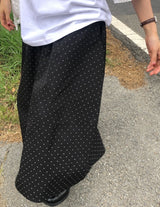 [Dotted Skirt 🌼] Gelopy Waist Banding バルーンフィットドットスカート 4 colors