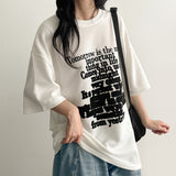フート レタリング ニット ショートスリーブ Tシャツ