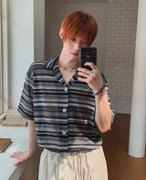 Koani Mix Crochet Short Sleeve Cardigan