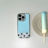 [MADE] [+MagSafe] アイシーミントフォーンケース (グラスシルバーバンパー)