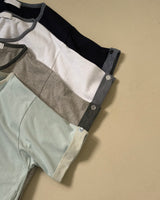 Leron Roll-Up Button Short-Sleeve T-Shirt