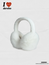 Rabbit fur earmuffs