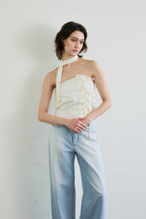 ELFIN SCARF TOP / BEIGE