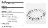 Thick chain bracelet stainless steel_CLEF OG NO.2 BRC
