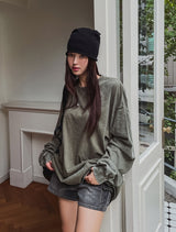Rosie SelfpaウォッシングオーバーTシャツ