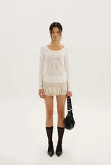 Silhouette tee - ivory