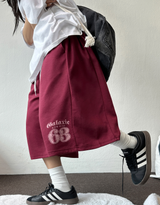 サイドピンタックナンバーリングバミューダ❤🖤🤎🩶🤍6カラー