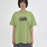 Horses Graphic Tee_Matcha