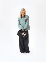 13DE MARZO Tailor Bear Hanger Cargo Jacket Blue