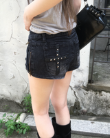 Dark cross shorts