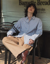 Serendi two-tuck wide pants