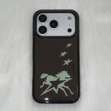 Horse Star Matcha Brown Vintage Case