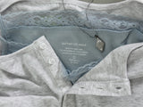 ブリーズ コットンモダール ヘンリーネック Tシャツ(Bio-Washing) -ライトミランジェ