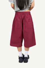 Fold Tuck Bermuda Pants