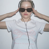 SW'S リボンTシャツ - WHITE