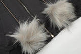 Eva Fur Trim Hoodie Zip-up