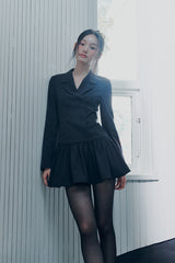 LIORA JACKET DRESS charcoal