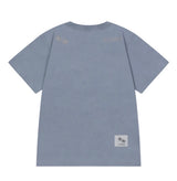 LAVEO DOT APPLIQUE LOGO COTTON HALF T (2COLOR) 