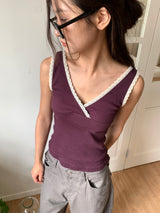 LACE LAYERED SLEEVELESS (3C)