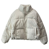 Snap button turtle leather short padding (4 colors)