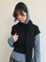 ソーヴィニヨンタイアップハーフニット (3color)