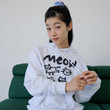 ドゥードルミャオフーディー (LIGHT GRAY)
