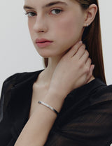 26SS★ [Premium Plating] Precise AB(W) Double Cuff Bangle M