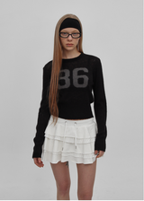 [MADE] Kenny Jacquard See-Through Knit