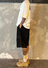 Bermuda shorts with local embroidered belt 3COLOR