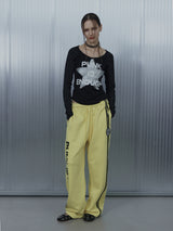 STAR SLEEVE PUNK TOP /  BLACK