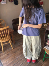 [unisex] ユヒカスターパッチオーバー半袖Tシャツ