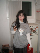 Snowman short-sleeved T-shirt